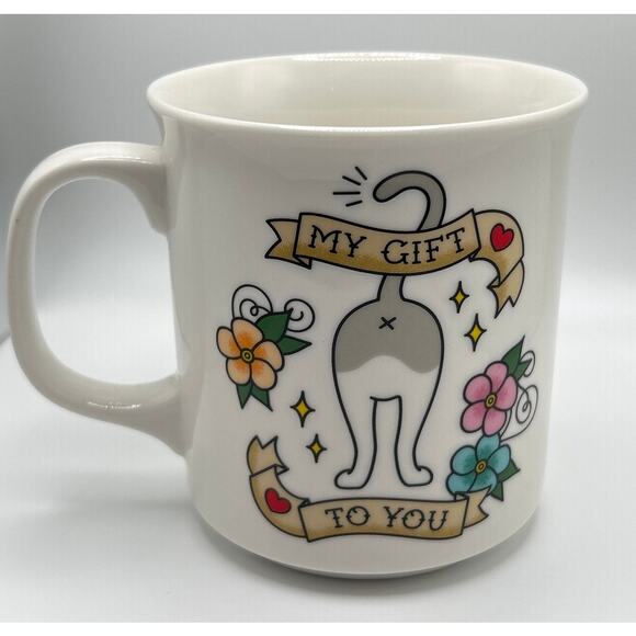 Fred 'My Gift To You' Cat Mug – Funny 16oz Ceramic Coffee Cup for Cat Lovers - Picture 7 of 7